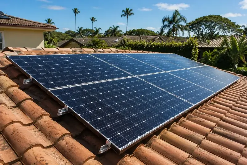 Installation de panneaux solaires à Péchaudier